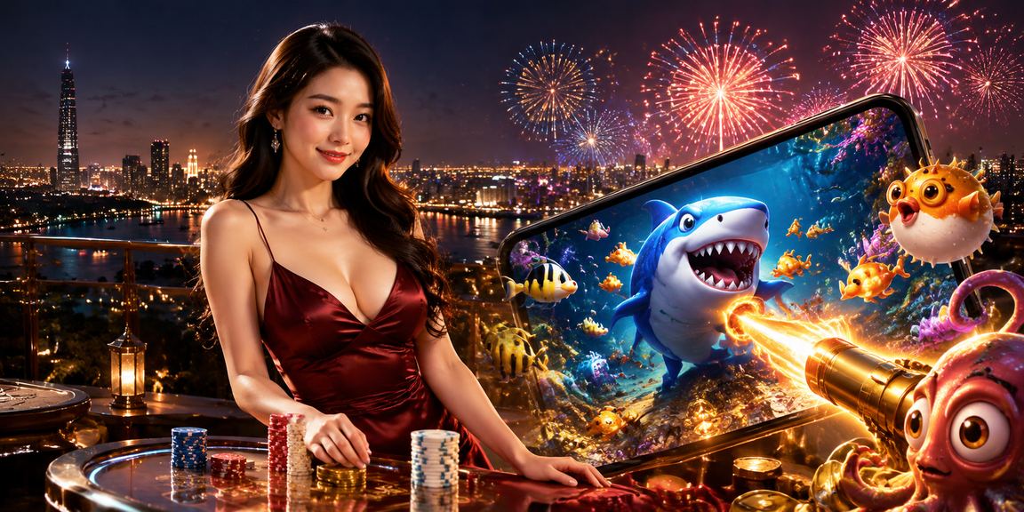 Lễ hội bắn cá sôi nổi tại TP. Hồ Chí Minh với nhiều người tham gia trong không gian rực rỡ